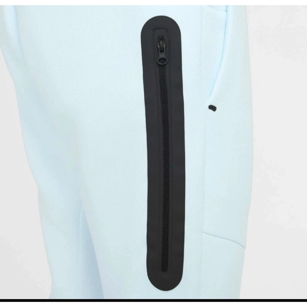 Nike Sportswear Tech Fleece Big Kids Tapered Joggers Light Blue CU9213-490 - Picture 3 of 7